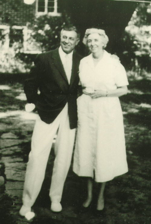 Judge Jack and his sister Hilda Godwin McLaren at her home in Memphis, about 1942